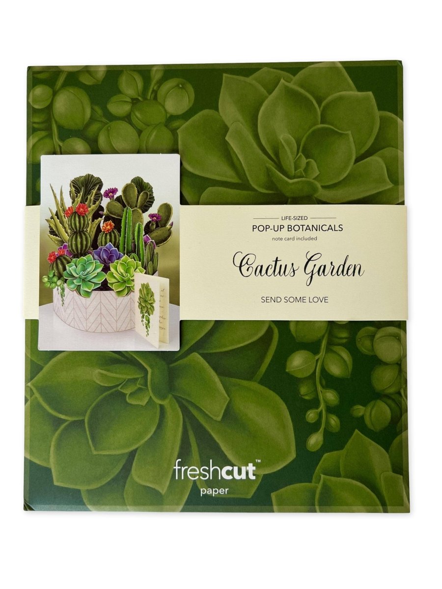 Cactus Garden (8 Pop - up Greeting Cards) - Pages & Parcels