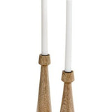Candle Holder Small Mango Wood - Pages & Parcels