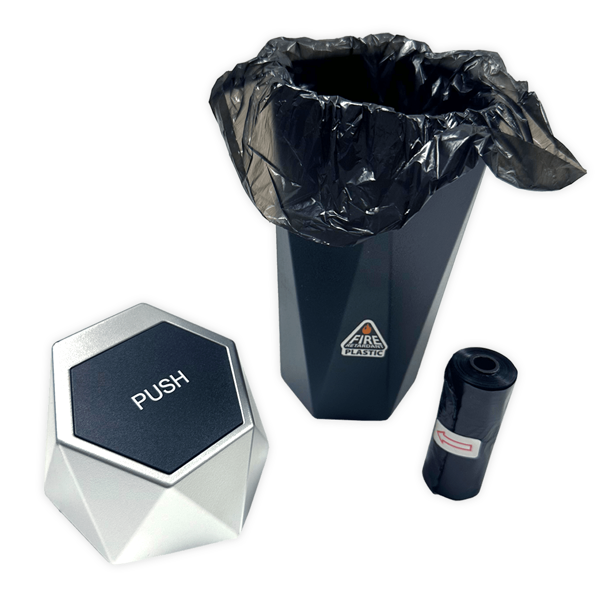 Car Vibez Mini Cup Holder Trash Can Assortment - Pages & Parcels