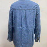 Casual Lapel Long Sleeve Denim Shirt Women N6D064 - Pages & Parcels