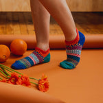 Cayenne Ankle Socks | Sustainable USA Made No - Show Sock  - Pages & Parcels