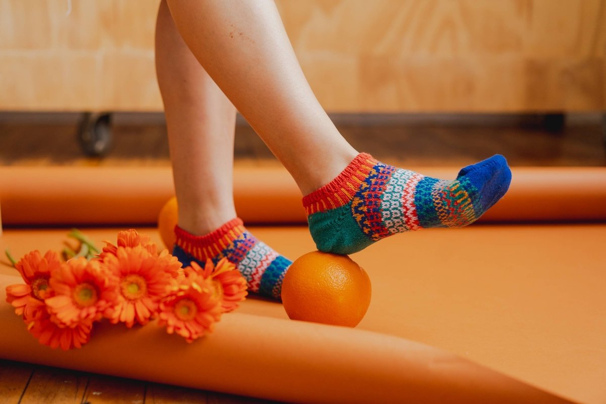 Cayenne Ankle Socks | Sustainable USA Made No - Show Sock  - Pages & Parcels