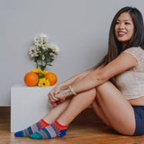 Cayenne Ankle Socks | Sustainable USA Made No - Show Sock  - Pages & Parcels