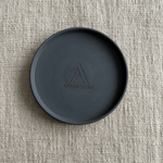 Matte ceramic Gallery Candle Plate for catching candle drips