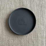 Matte ceramic Gallery Candle Plate for catching candle drips