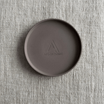 Matte ceramic Gallery Candle Plate for catching candle drips