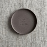 Matte ceramic Gallery Candle Plate for catching candle drips