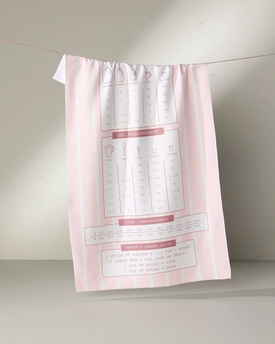 Cheat Sheet Tea Towel - Pages & Parcels
