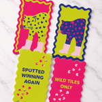 Cheetah Mahjong Shufflers Set of 2 - Pages & Parcels