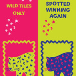 Cheetah Mahjong Shufflers Set of 2 - Pages & Parcels