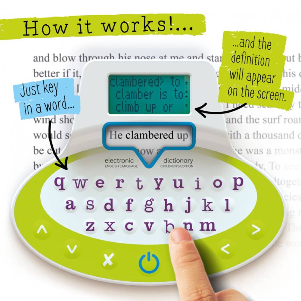 Children's Electronic Dictionary Bookmark - Pages & Parcels