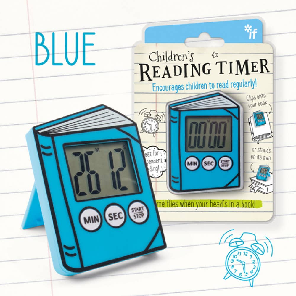 Children's Reading Timer: Blue - Pages & Parcels