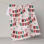 Christmas Banner Tea Towel - Holiday 2026 - Pages & Parcels
