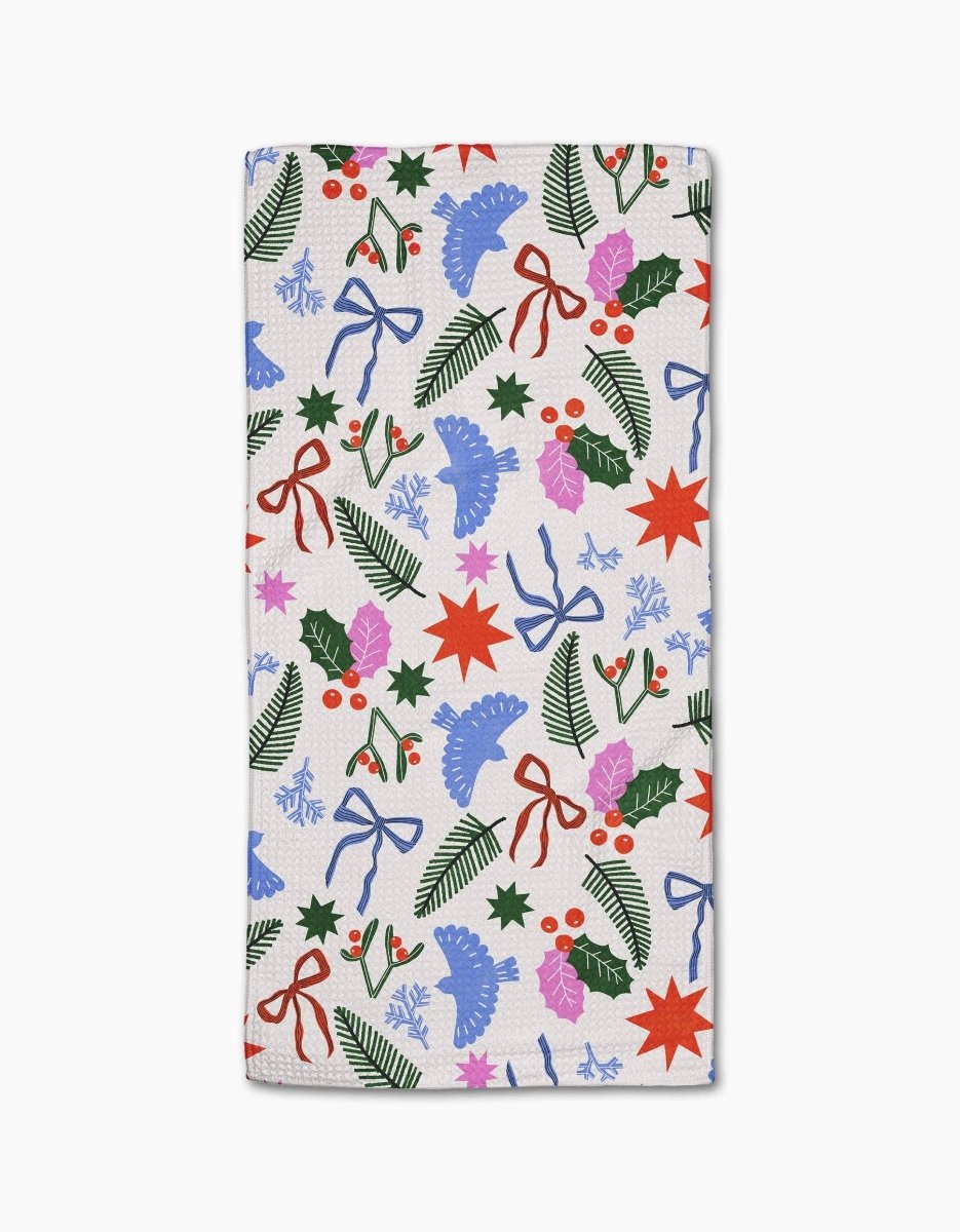 Christmas Garden Party Bar Towel - Pages & Parcels