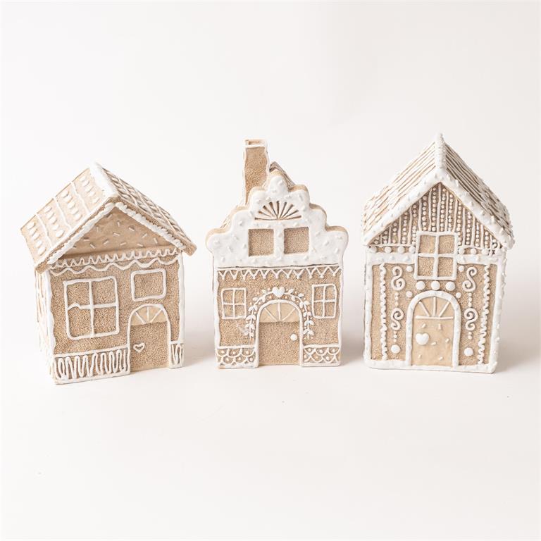 Christmas Gingerbread Houses set - Pages & Parcels
