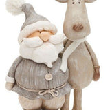 Christmas Santa w/ Moose - Pages & Parcels