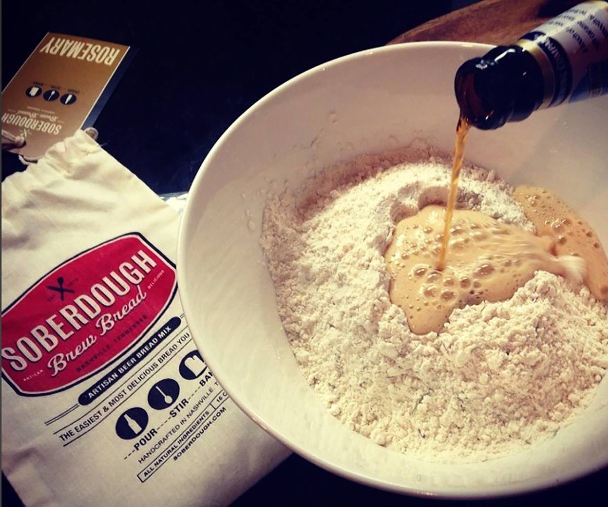 Package of Soberdough Cinnamon Swirl beer bread mix