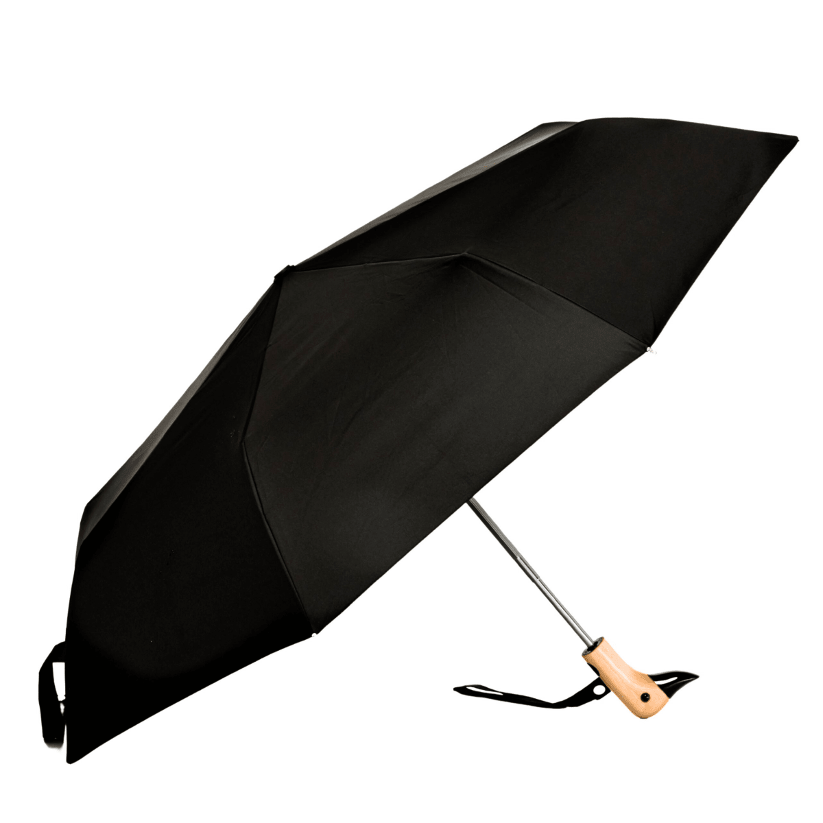 Classic Black Compact Eco Friendly Duckhead Umbrella - Pages & Parcels