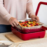 Classic Set - Pan Frame w/ Lid & Serving Spoon - Red - Pages & Parcels