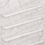 Clear Mahjong Tile Racks Racks with Pushers Set of 4, 17.5"W - Pages & Parcels