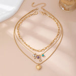 Cluster Charm Layered Chain Necklace - Pages & Parcels