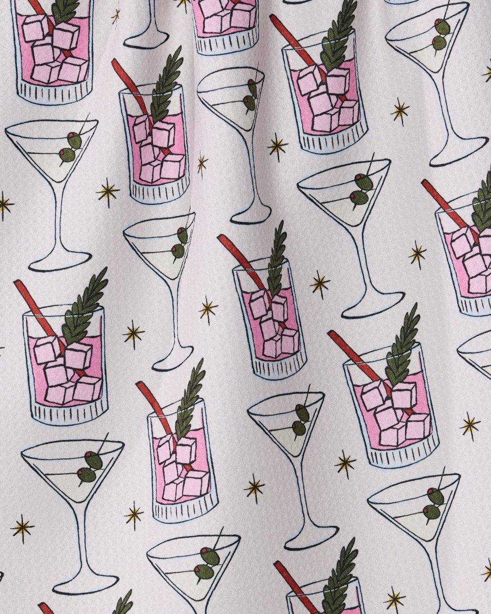 Cocktail Countdown Tea Towel - Holiday 2026 - Pages & Parcels