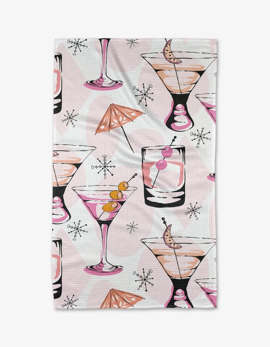 Cocktail Hour Tea Towel - Pages & Parcels