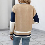 Color Block Crewneck Pullover - Pages & Parcels