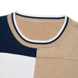 Color Block Crewneck Pullover - Pages & Parcels