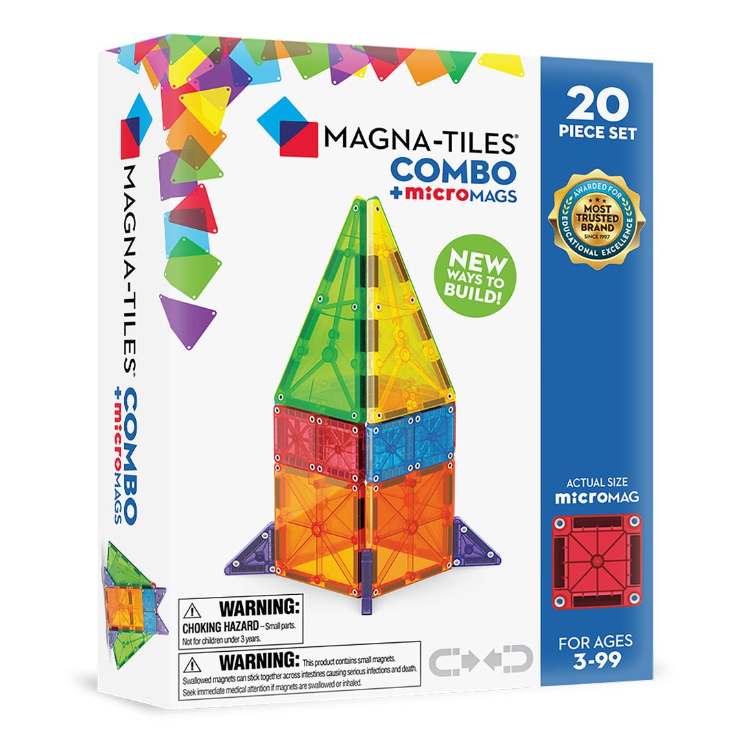 Combo 20 - Piece Set | Magna Tiles - Pages & Parcels