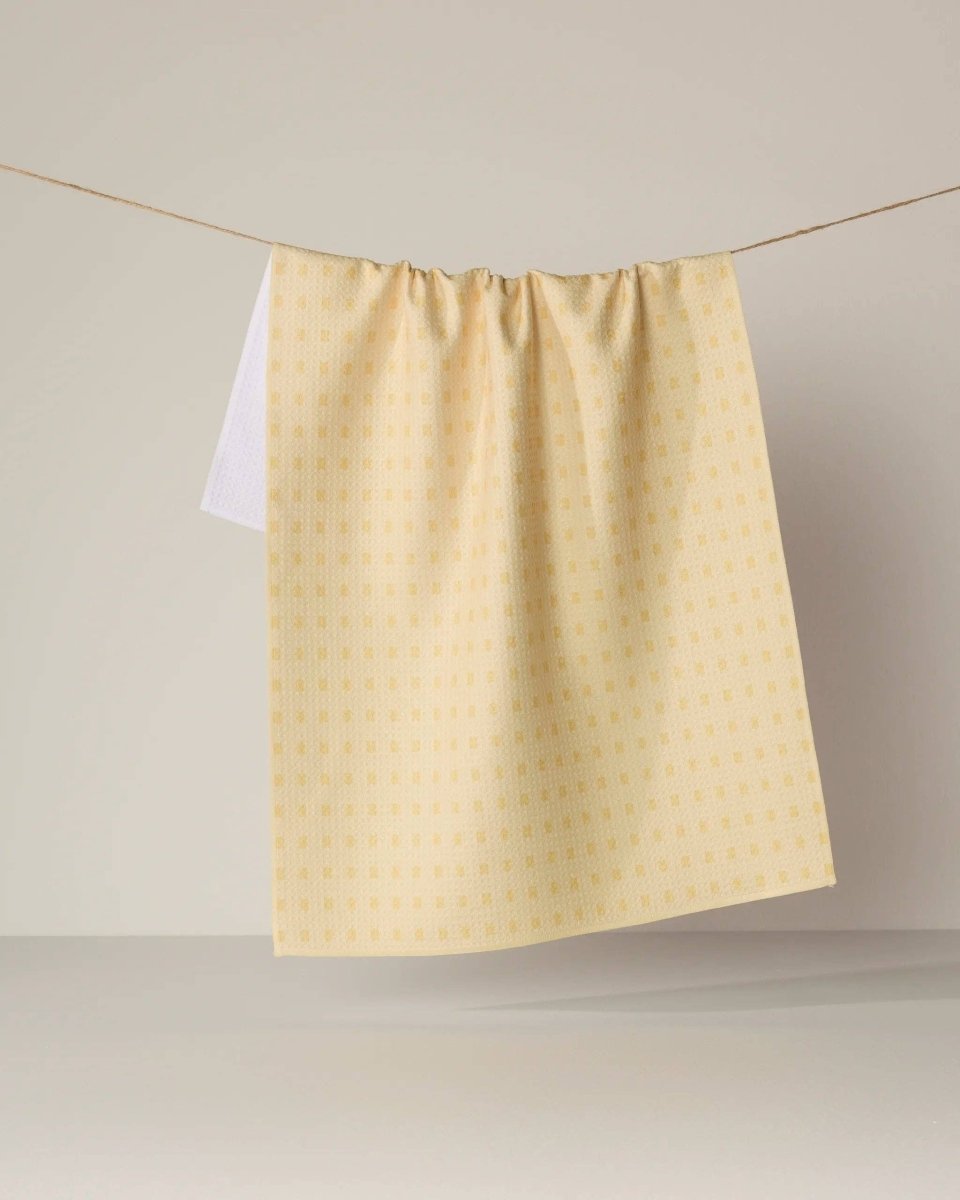 Confetti Tiles Tea Towel - Pages & Parcels