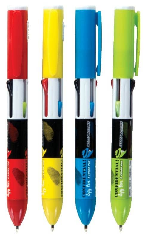 Confidential 3 Color Spy Pen 12/ds - Pages & Parcels