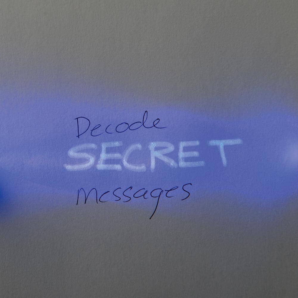 Confidential Secret Decoder Spy Pen 12/Ds - Pages & Parcels
