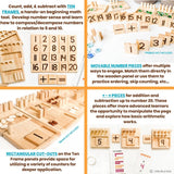 Counting Pegs Math Toy Set & Ten Frame Addition Flashcards - Pages & Parcels