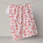 Cowboy Claus Tea Towel - Holiday 2026 - Pages & Parcels