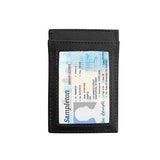 Cowhide leather magnetic money clip: Brown - Pages & Parcels