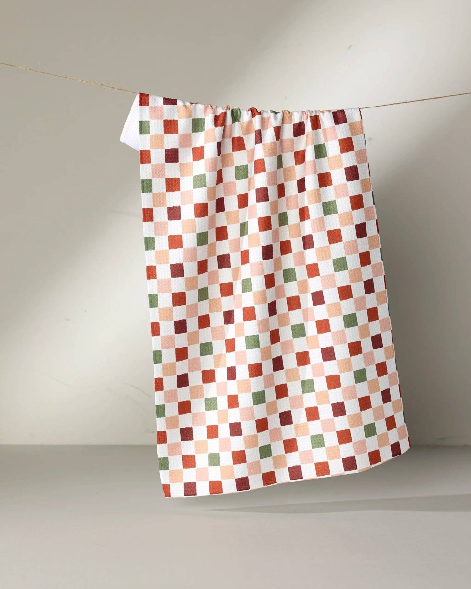 Cozy Check Tea Towel - Pages & Parcels