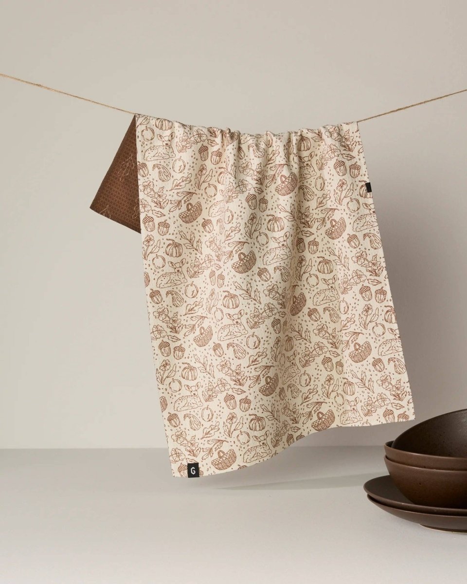 Cozy Flora Luxe Kitchen Towel - Fall 2026 - Pages & Parcels
