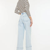 CRATER OPEN PACK HIGH RISE CROPPED WIDE LEG JEANS | Kan Can - Pages & Parcels