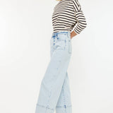CRATER OPEN PACK HIGH RISE CROPPED WIDE LEG JEANS | Kan Can - Pages & Parcels