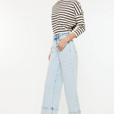 CRATER OPEN PACK HIGH RISE CROPPED WIDE LEG JEANS | Kan Can - Pages & Parcels