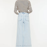 CRATER OPEN PACK HIGH RISE CROPPED WIDE LEG JEANS | Kan Can - Pages & Parcels