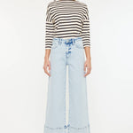 CRATER OPEN PACK HIGH RISE CROPPED WIDE LEG JEANS | Kan Can - Pages & Parcels