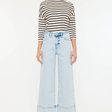 CRATER OPEN PACK HIGH RISE CROPPED WIDE LEG JEANS | Kan Can - Pages & Parcels
