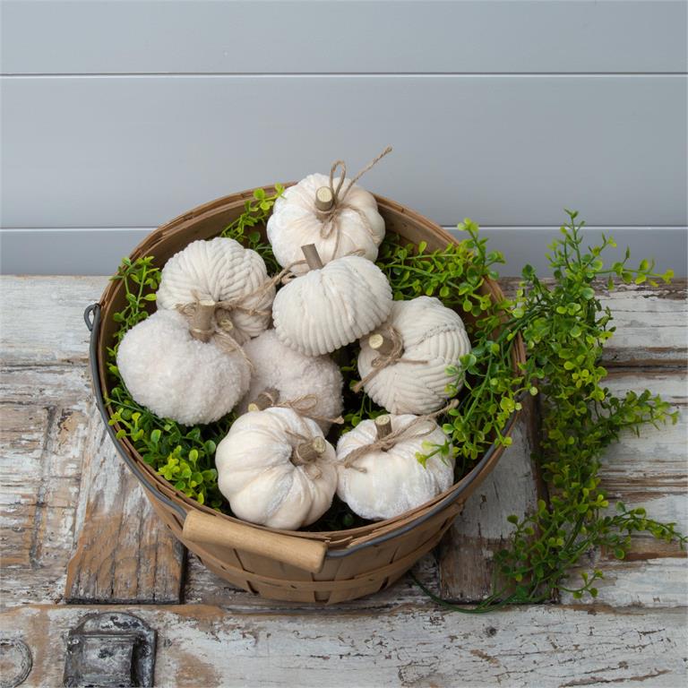 Creamy Soft Fabric Pumpkins - Pages & Parcels