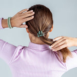 A set of colorful Crush Kinda Spiraling coil hair ties