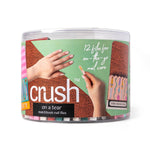 A matchbook-style Crush On A Tear nail file set