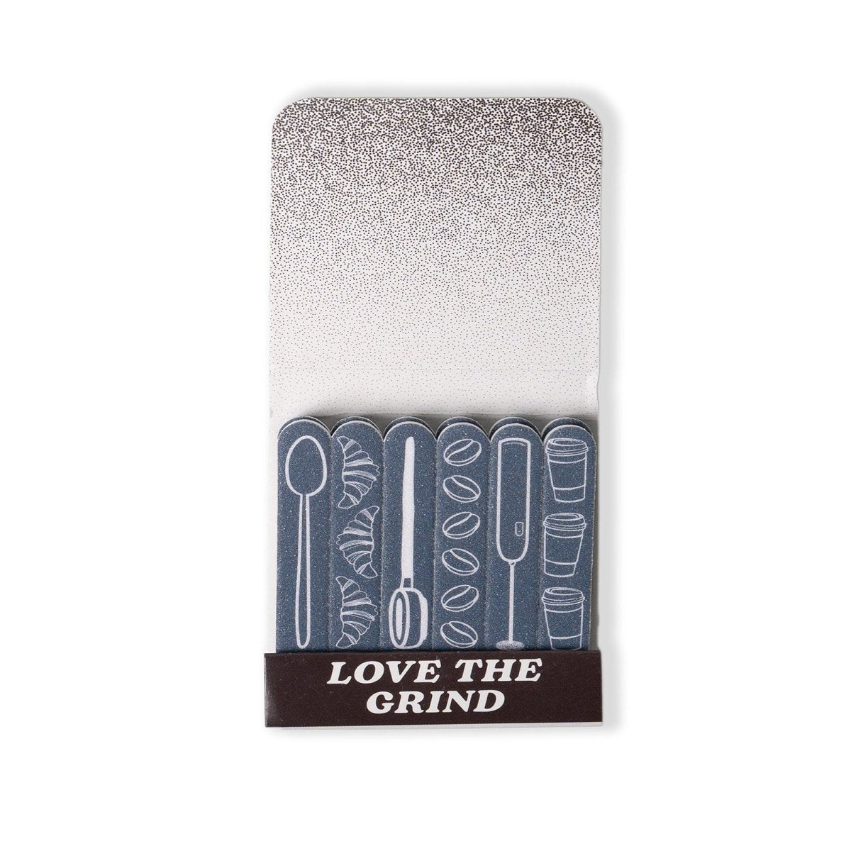 A matchbook-style Crush On A Tear nail file set