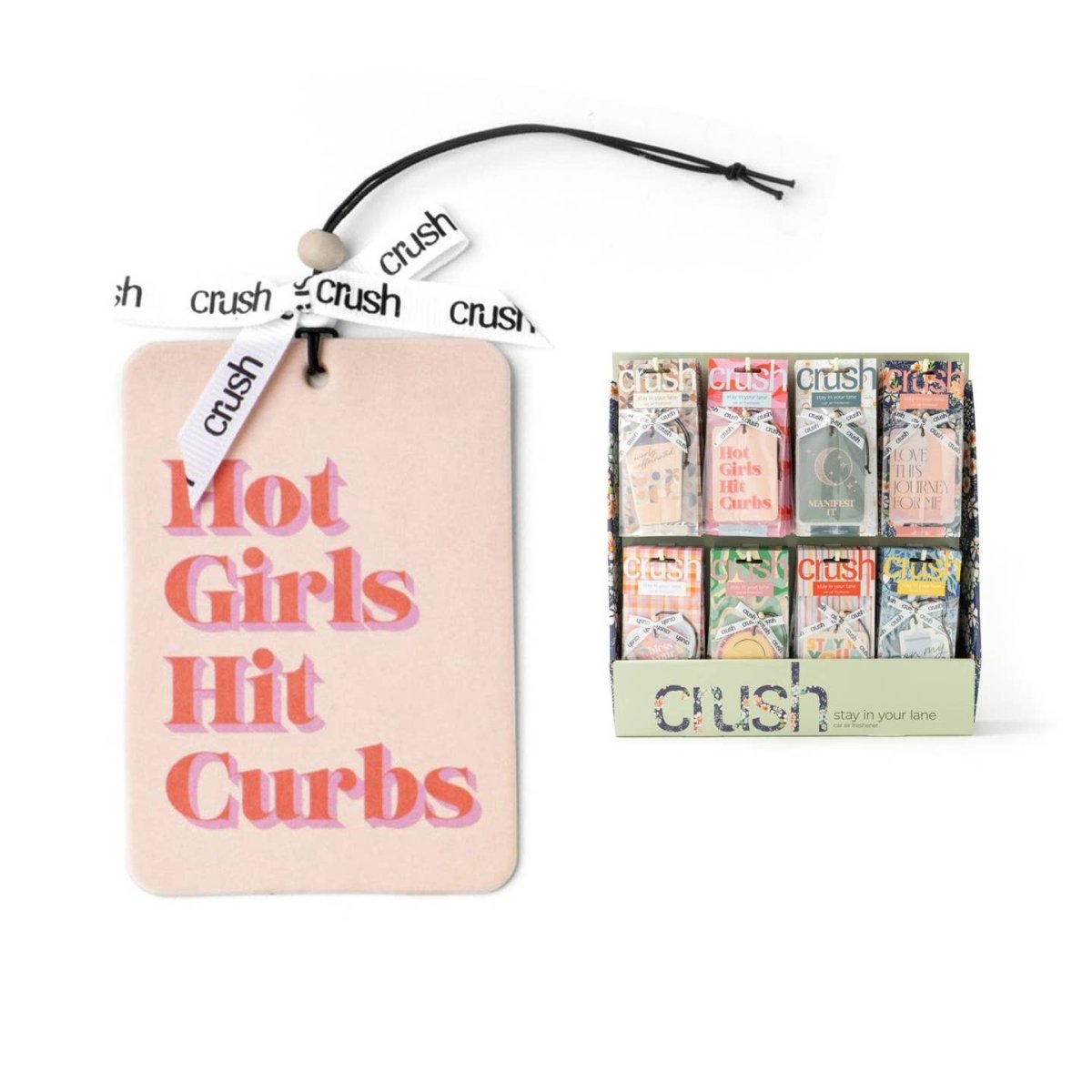 Crush Stay in Your Lane Car Air Freshener - Pages & Parcels