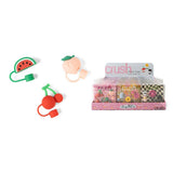 A set of decorative Crush Thirst Trap straw toppers